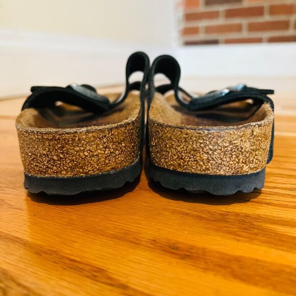 Birkenstock Arizona Sandals in Black Patent Leather - Birko-Flor Size 38 - Picture 9 of 16